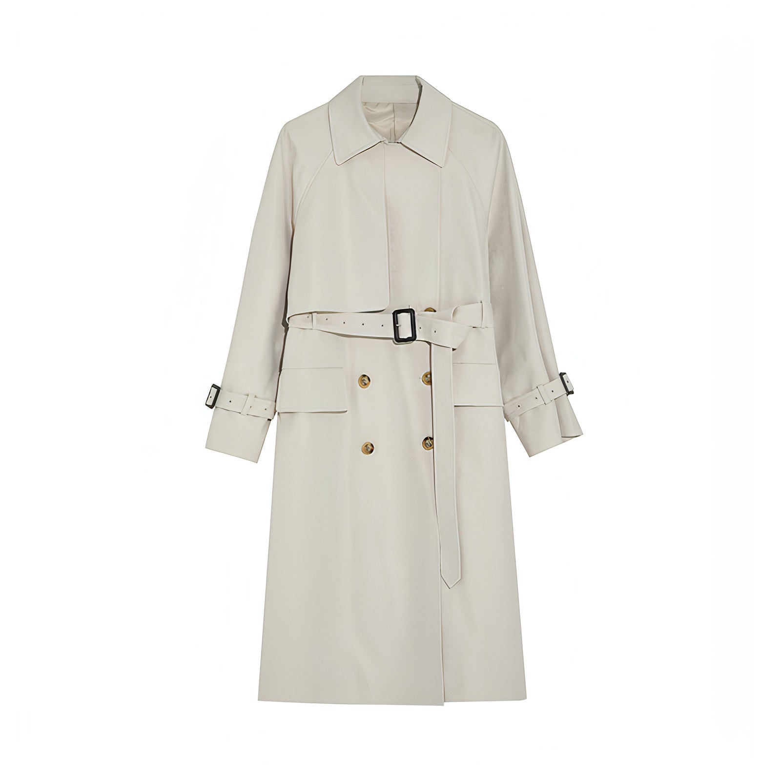 Mid-Length French Style Thin Trench Coat - chiclara