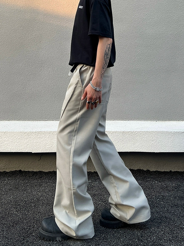 Sand Drift Wide-Leg Trousers