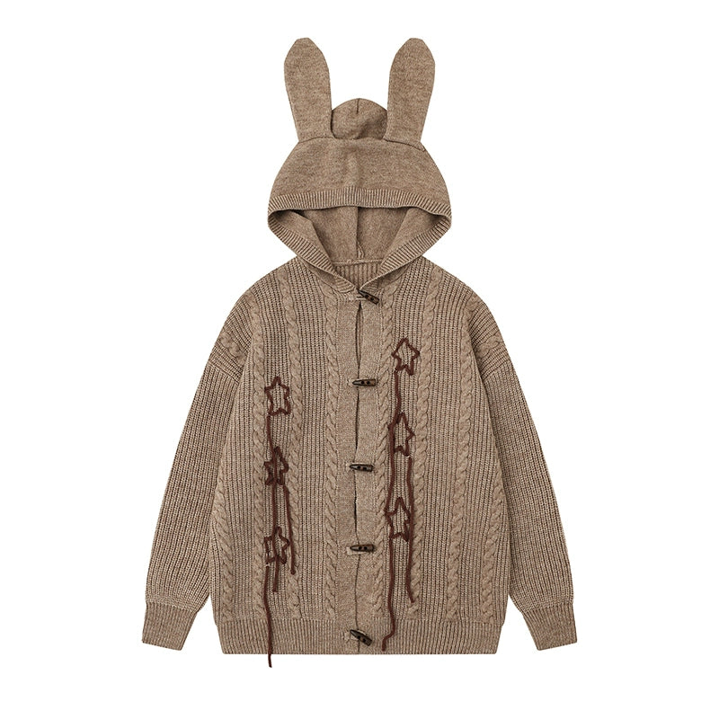 Bunny Trail Toggle Knit Hoodie