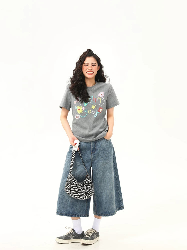 Everything Good Floral Graphic T-Shirt