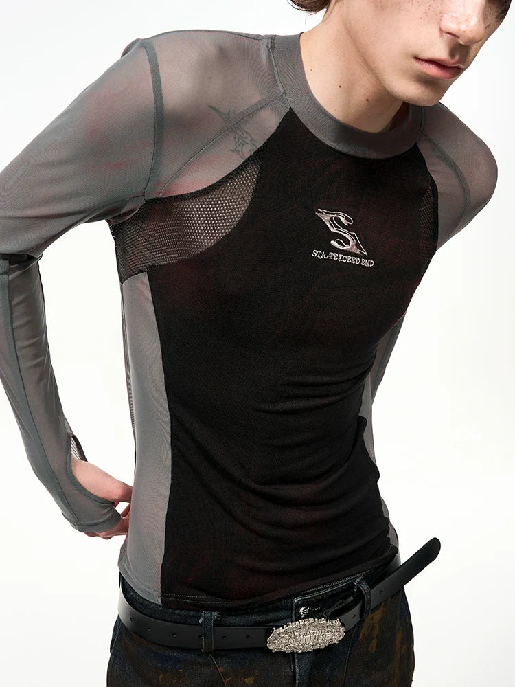 Mesh Sleeve Training Sweatshirt