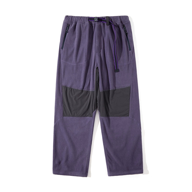 Panelled Fleece Utility Track Pants