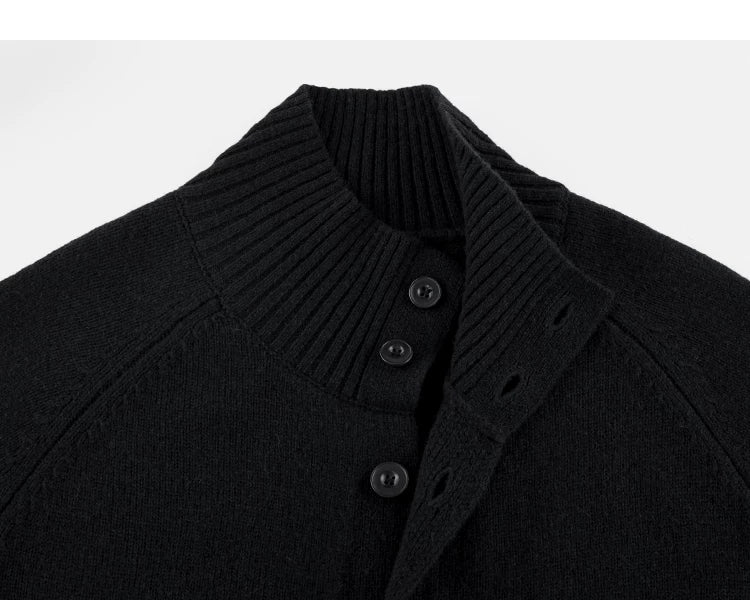 RWS Loft Stand-Collar Wool Cardigan