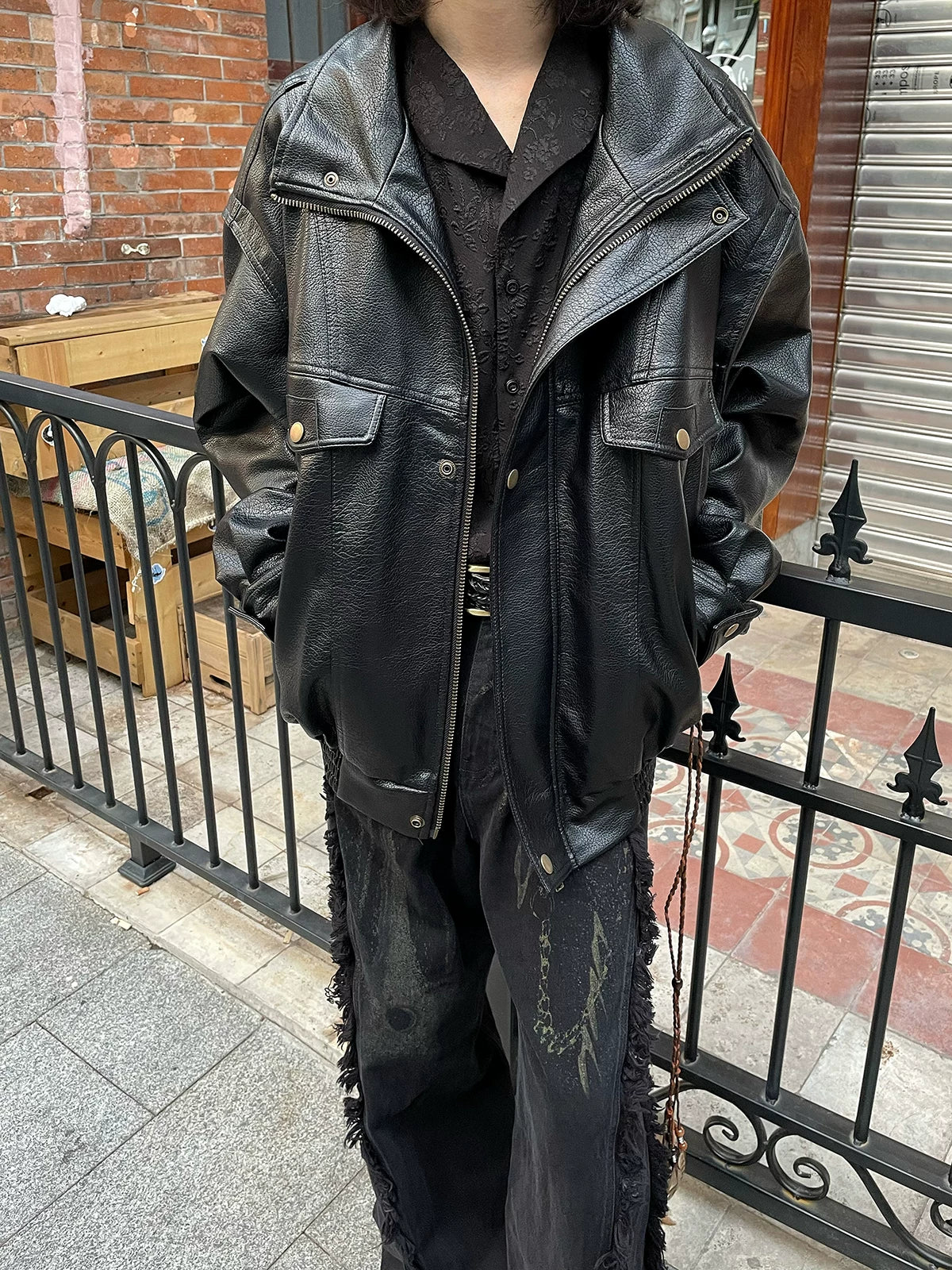 Gravemont Oversized Moto Jacket