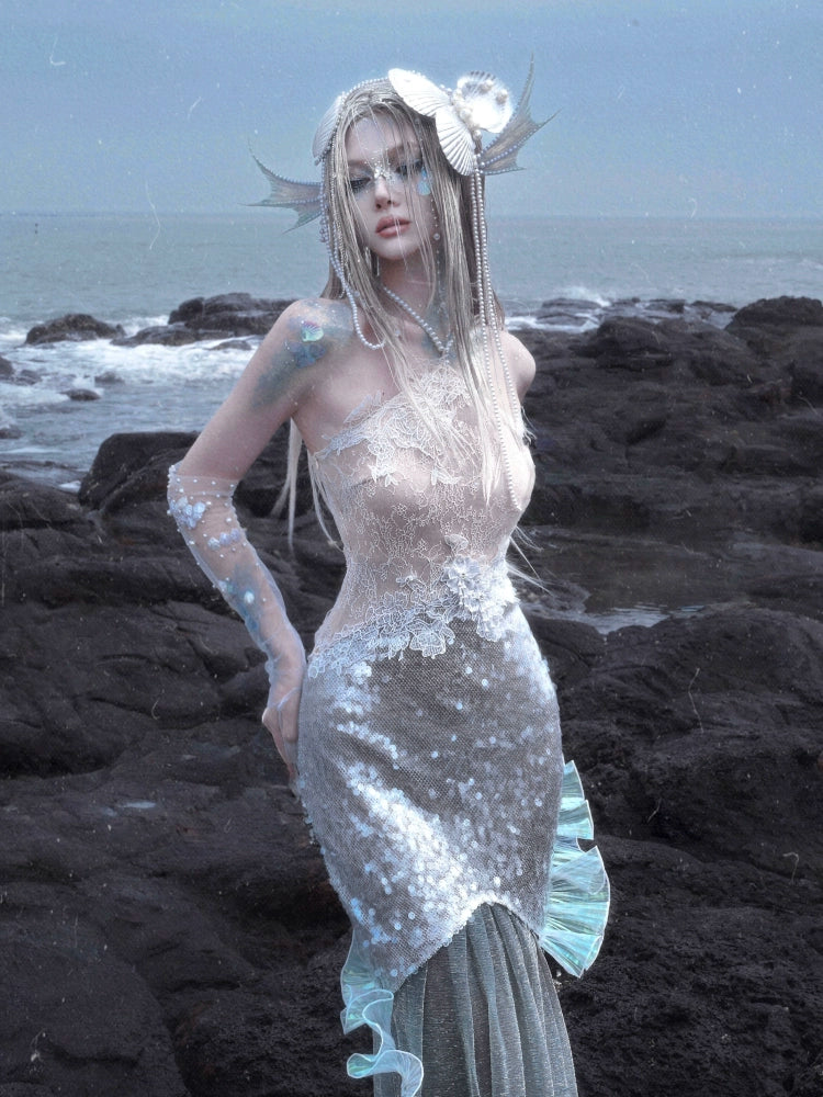 Polarized Gown Mermaid Dress