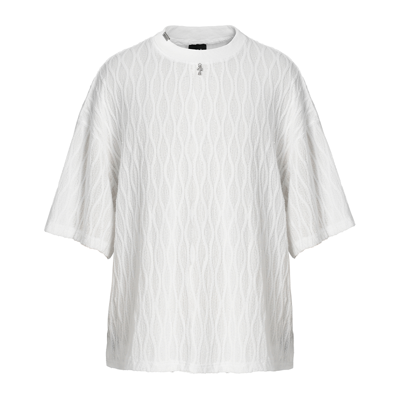Diamond Pattern T-Shirt - chiclara