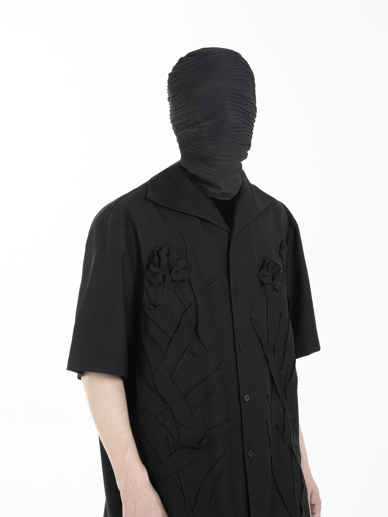 Obsidian Bloom Relief Camp Shirt