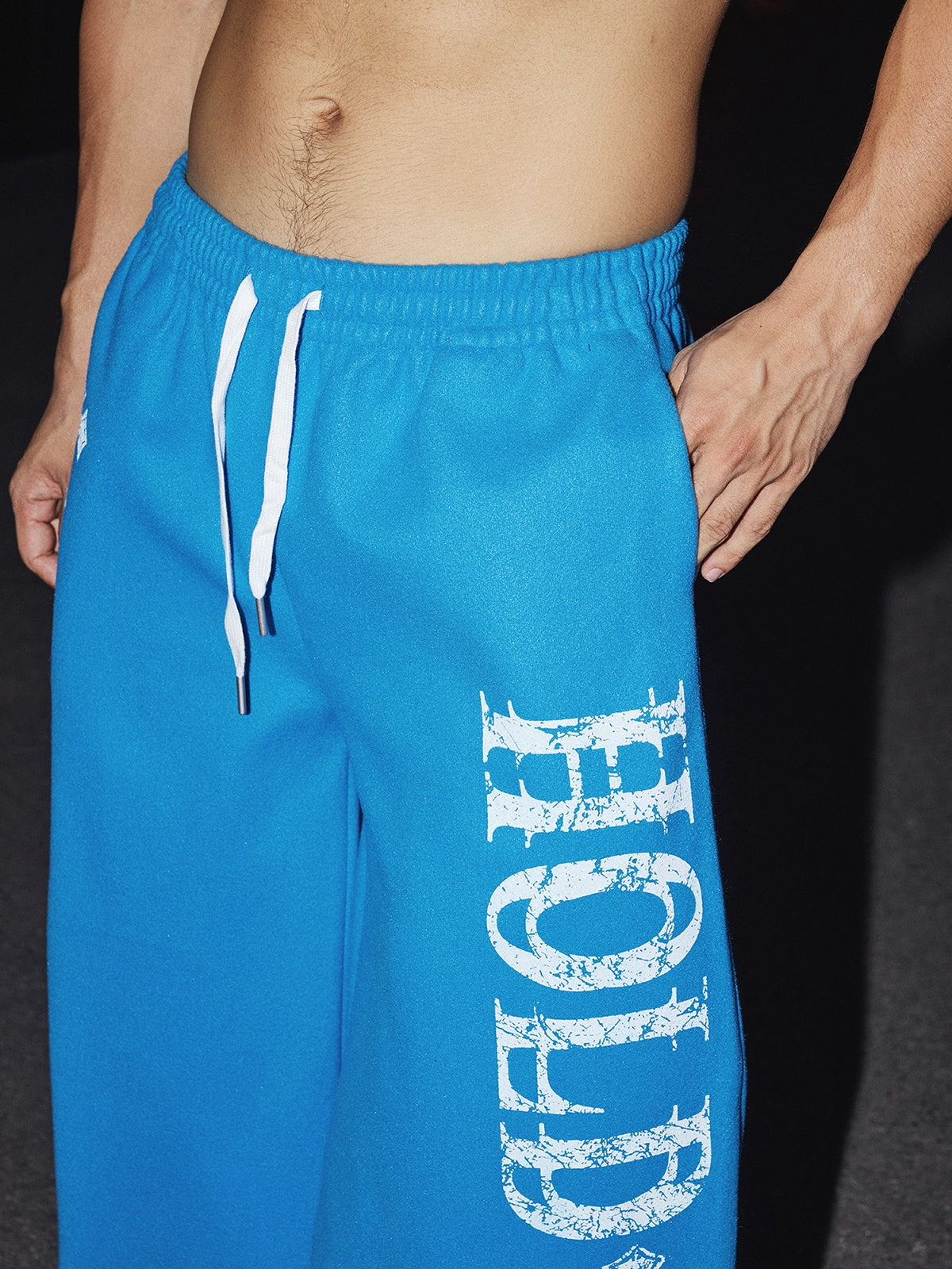 Hold Graphic Grey Sweatpants