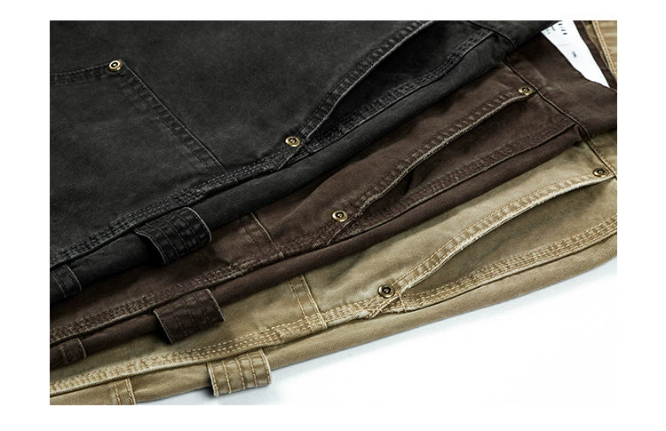 Multi-Pocket Double Knee Work Pants