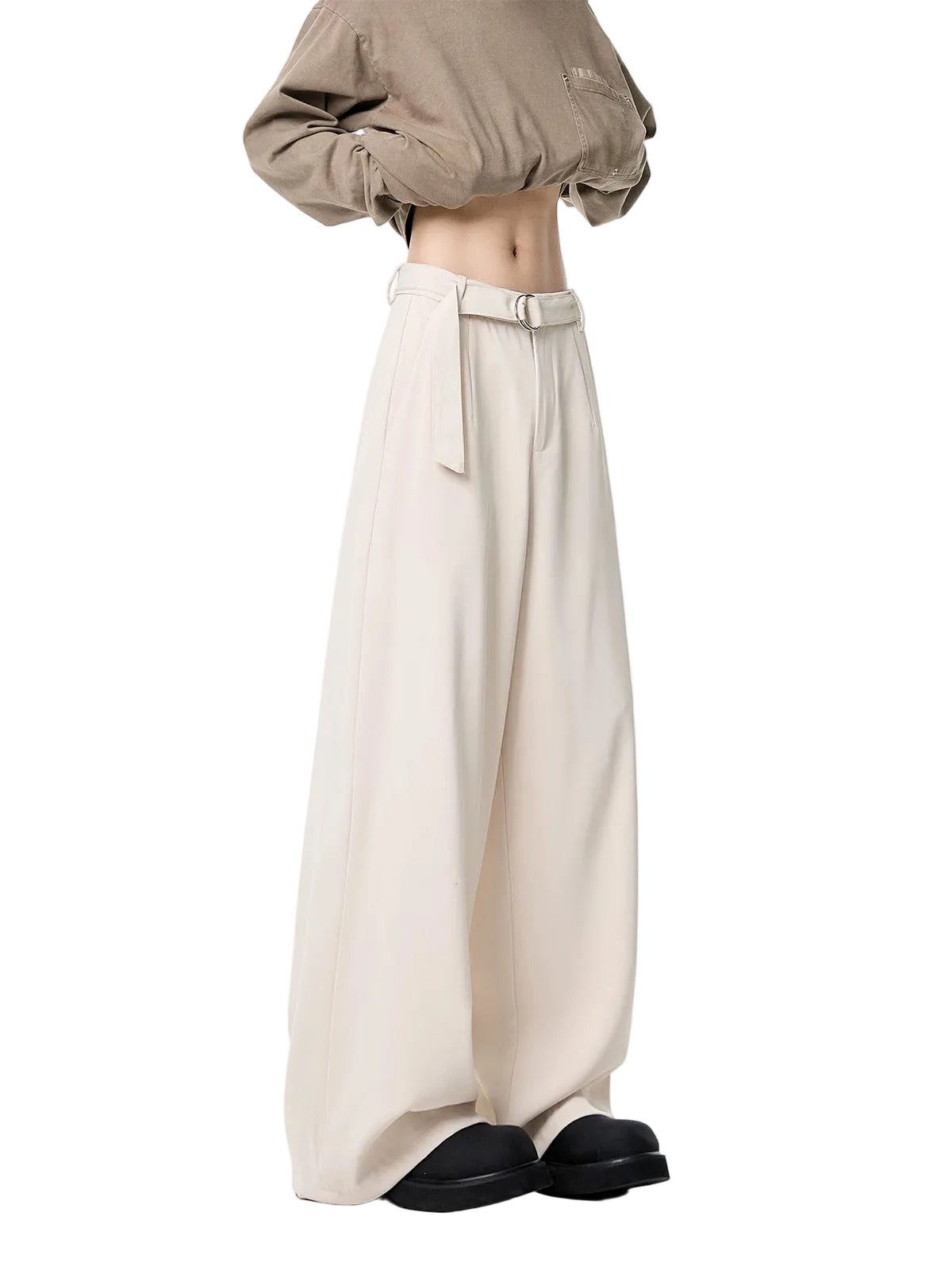 Drift Pleated Wide Trousers