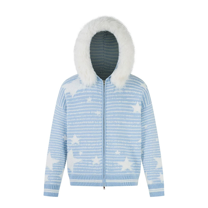 Sunrise Trail Faux-Fur Hooded Zip Jacket