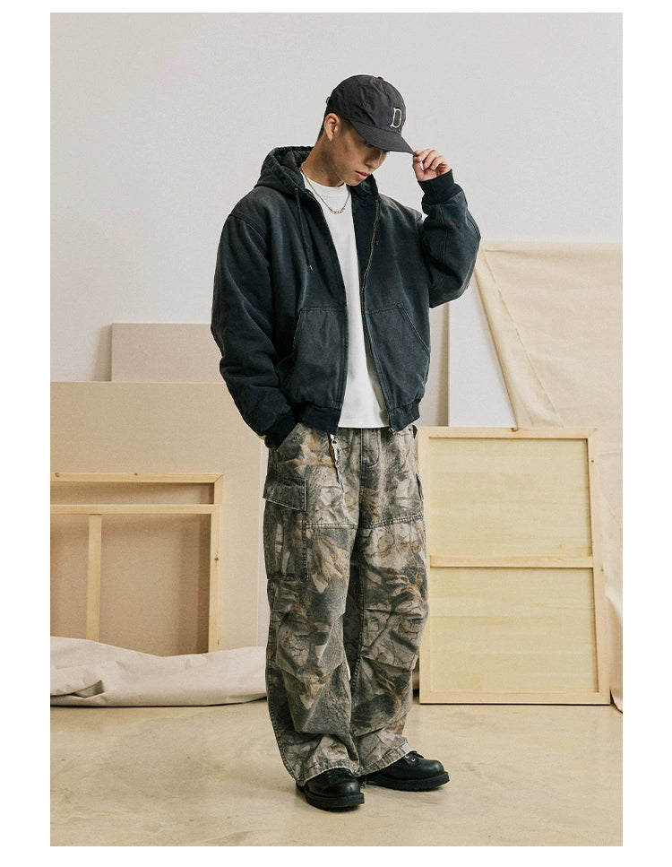 Woodland Camo Hunting Cargo Pants