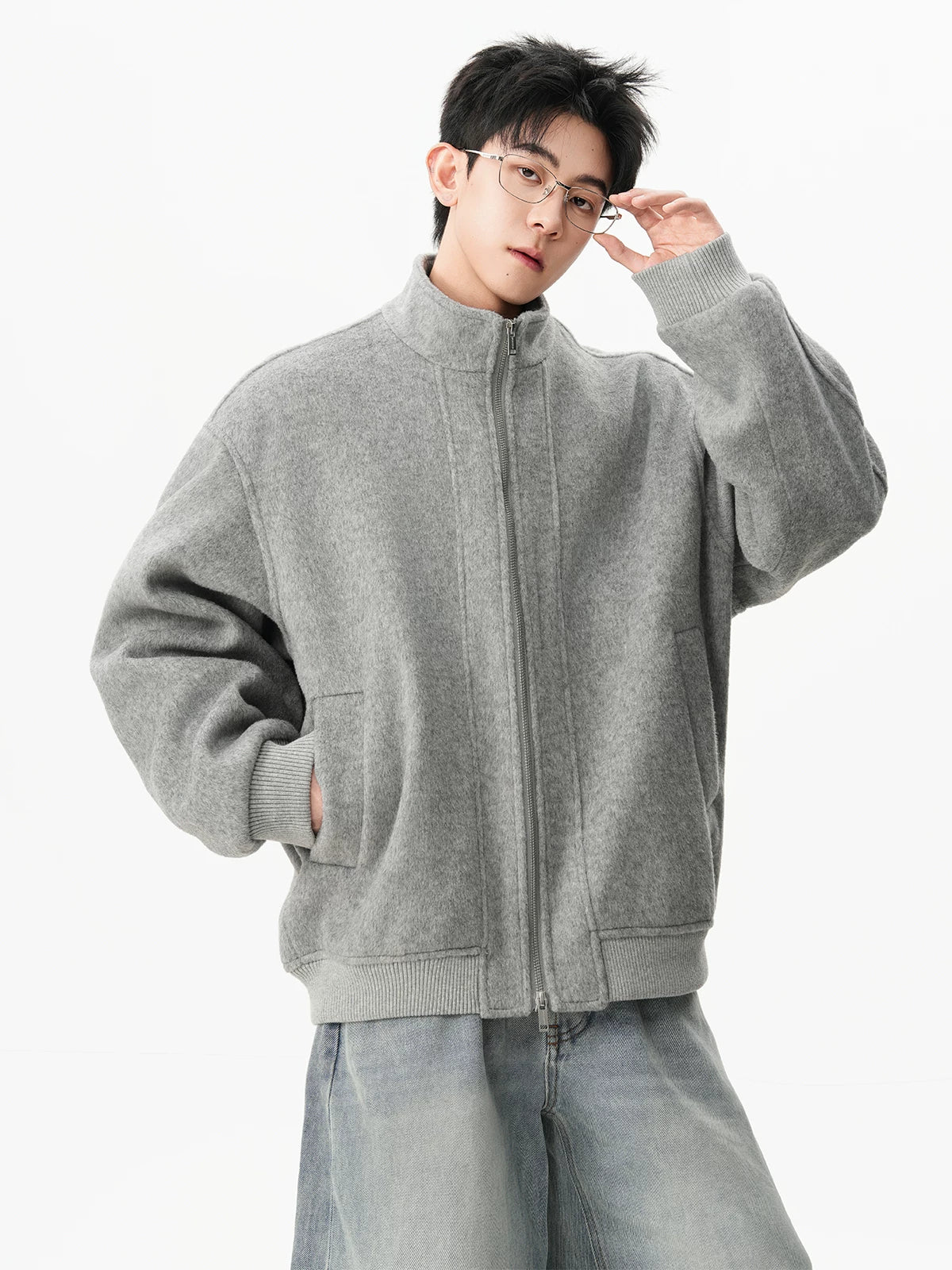 Steelcloud Wool Zip Bomber