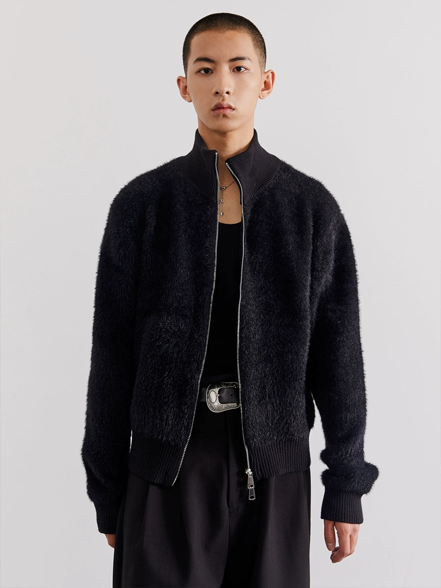 BlushCloud Zip Fleece Cardigan