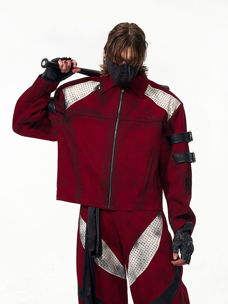 Tactical Racing Jacket and Jeans Setup