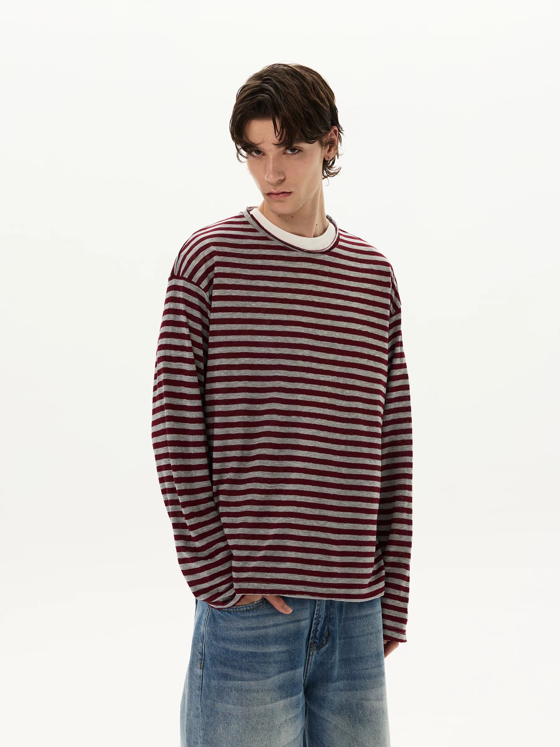 Tide Slouch Stripe Long Sleeve Tee