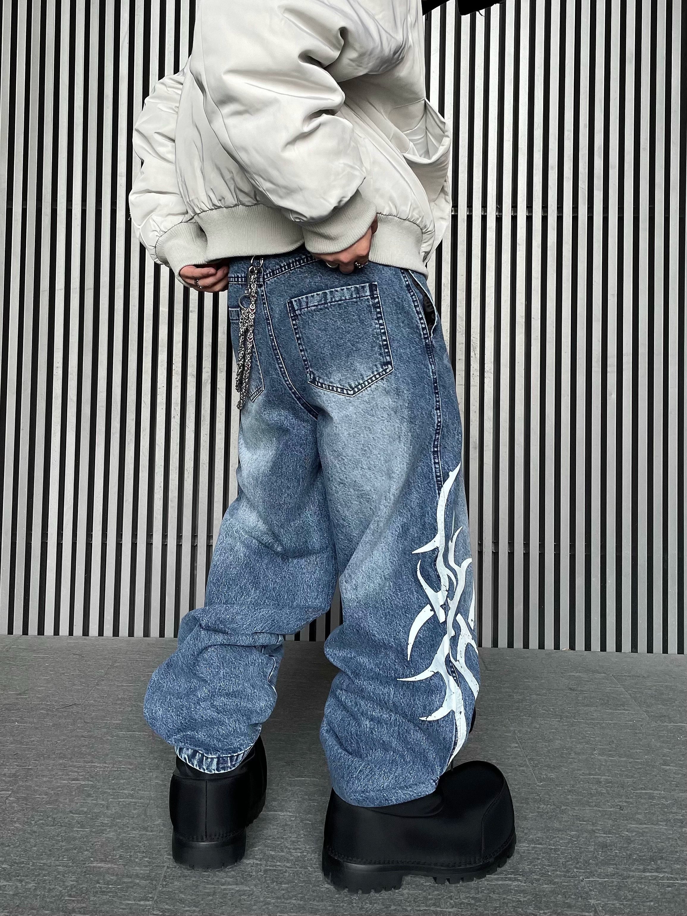 Frost Flame Wide Leg Jeans