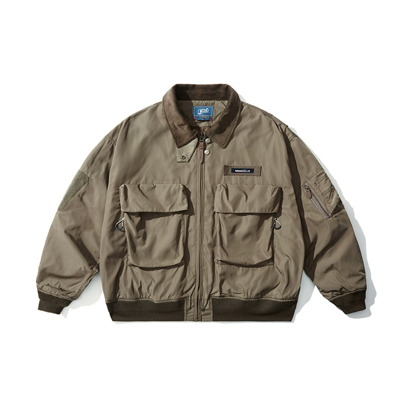 Utility Pocket Bomber Jacket