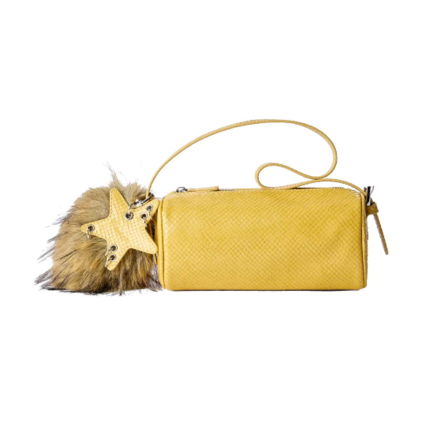 Faux-Fur Star Cylinder Shoulder Bag - view 6