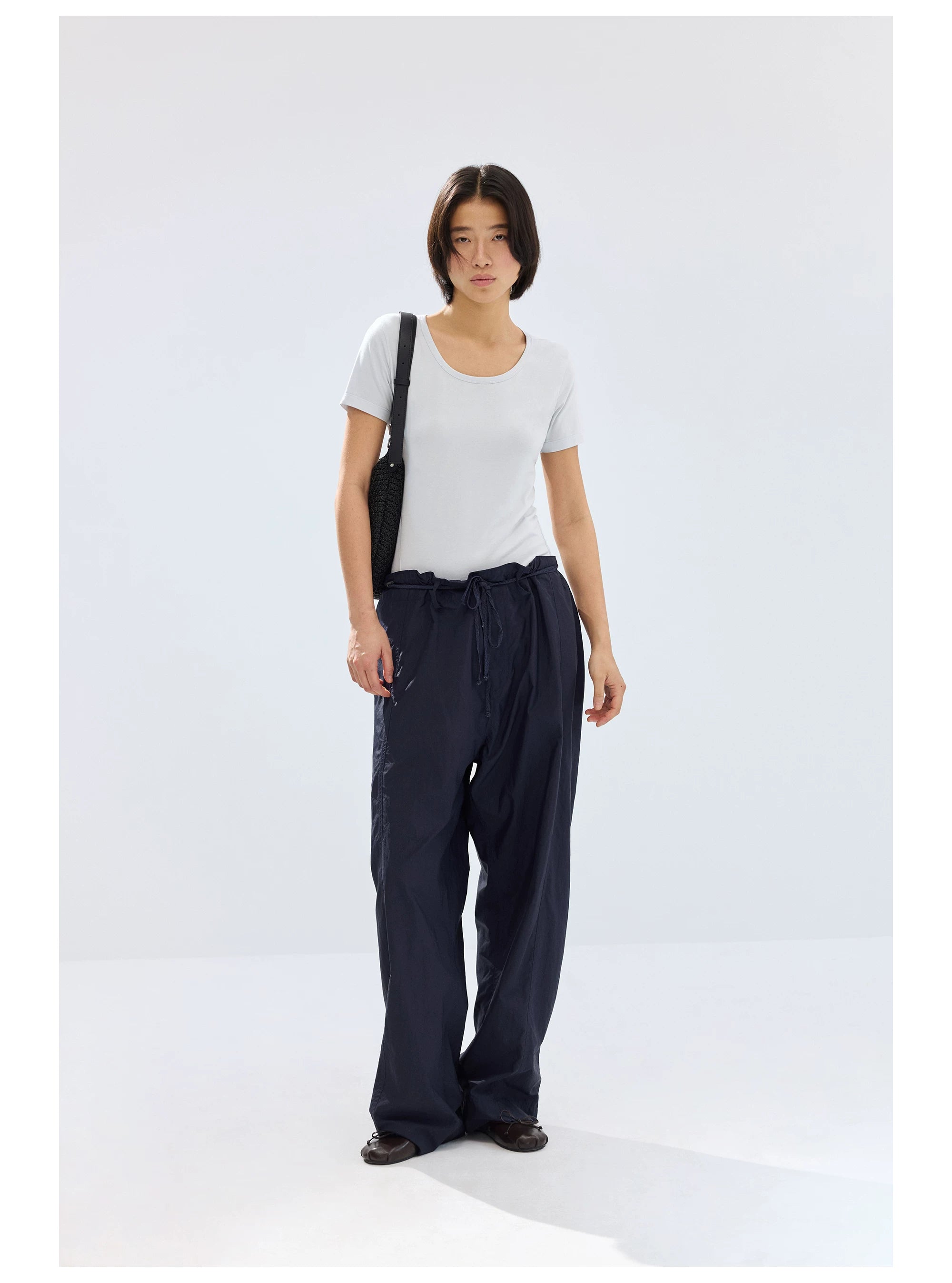 Paperbag Waist Drawstring Pants