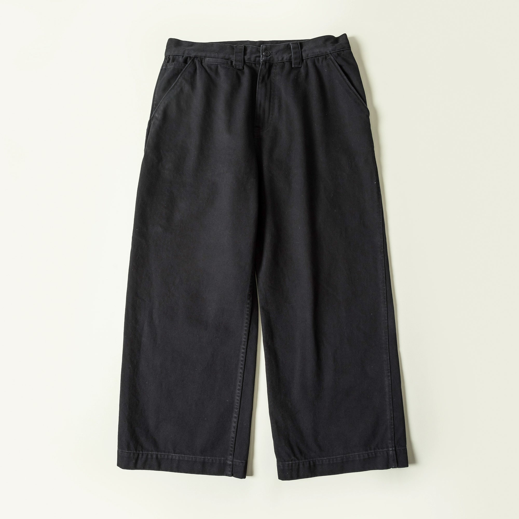 Wide-Leg Casual Straight PantsX