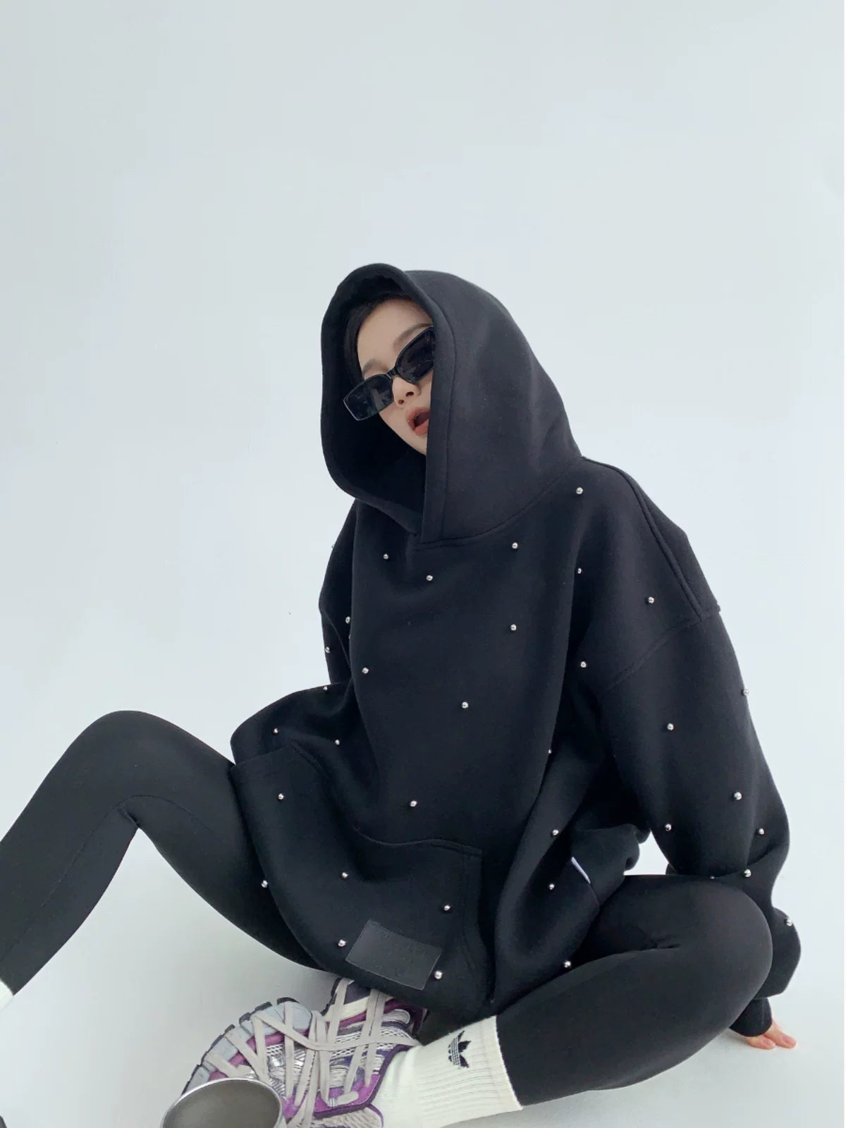 Starlit Pearl Oversize Hoodie