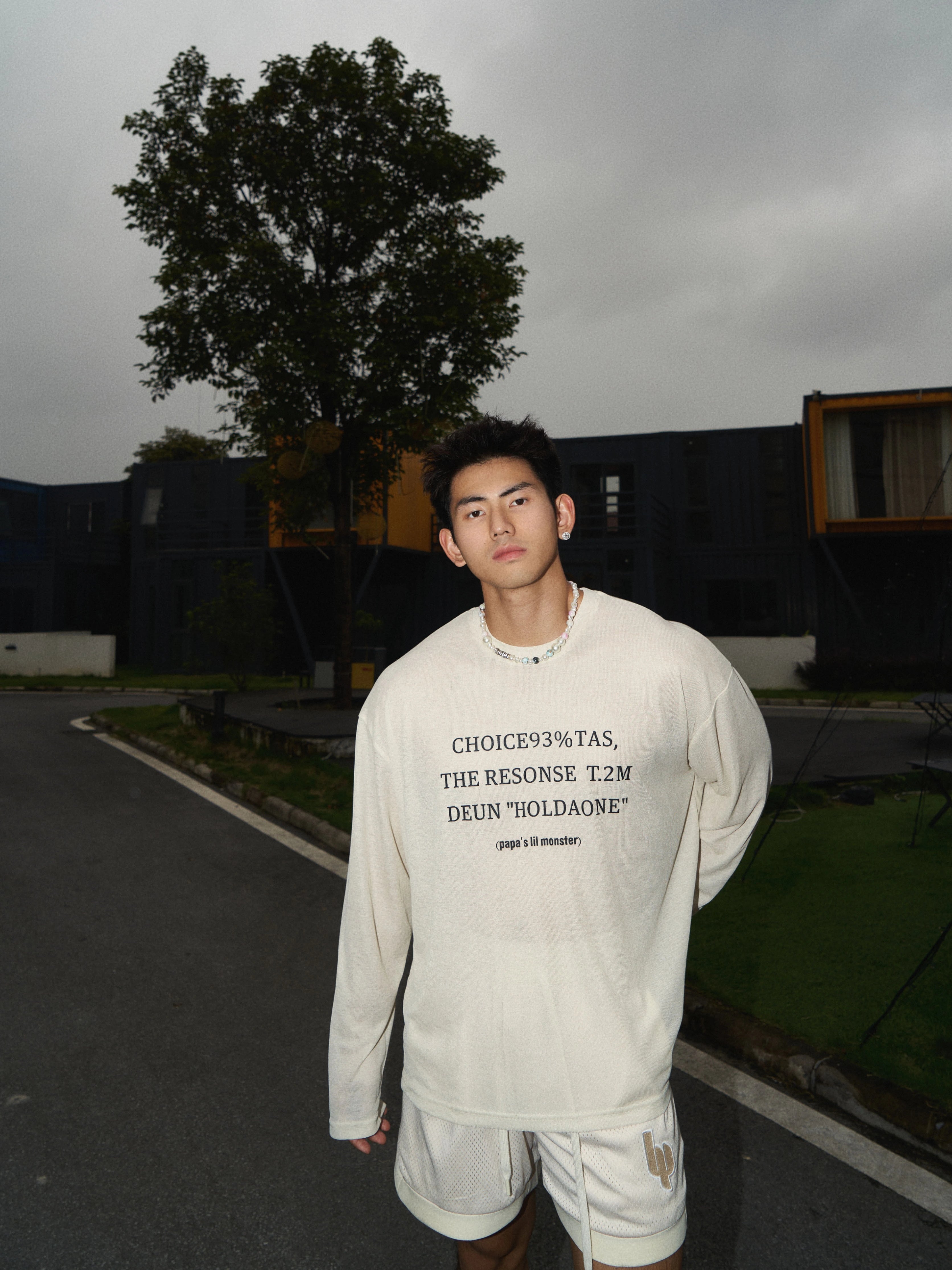 Graphic Slogan Long Sleeve