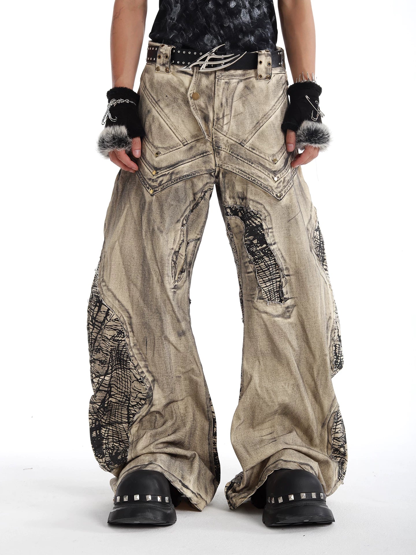 Fossil Vein Barrel Jeans