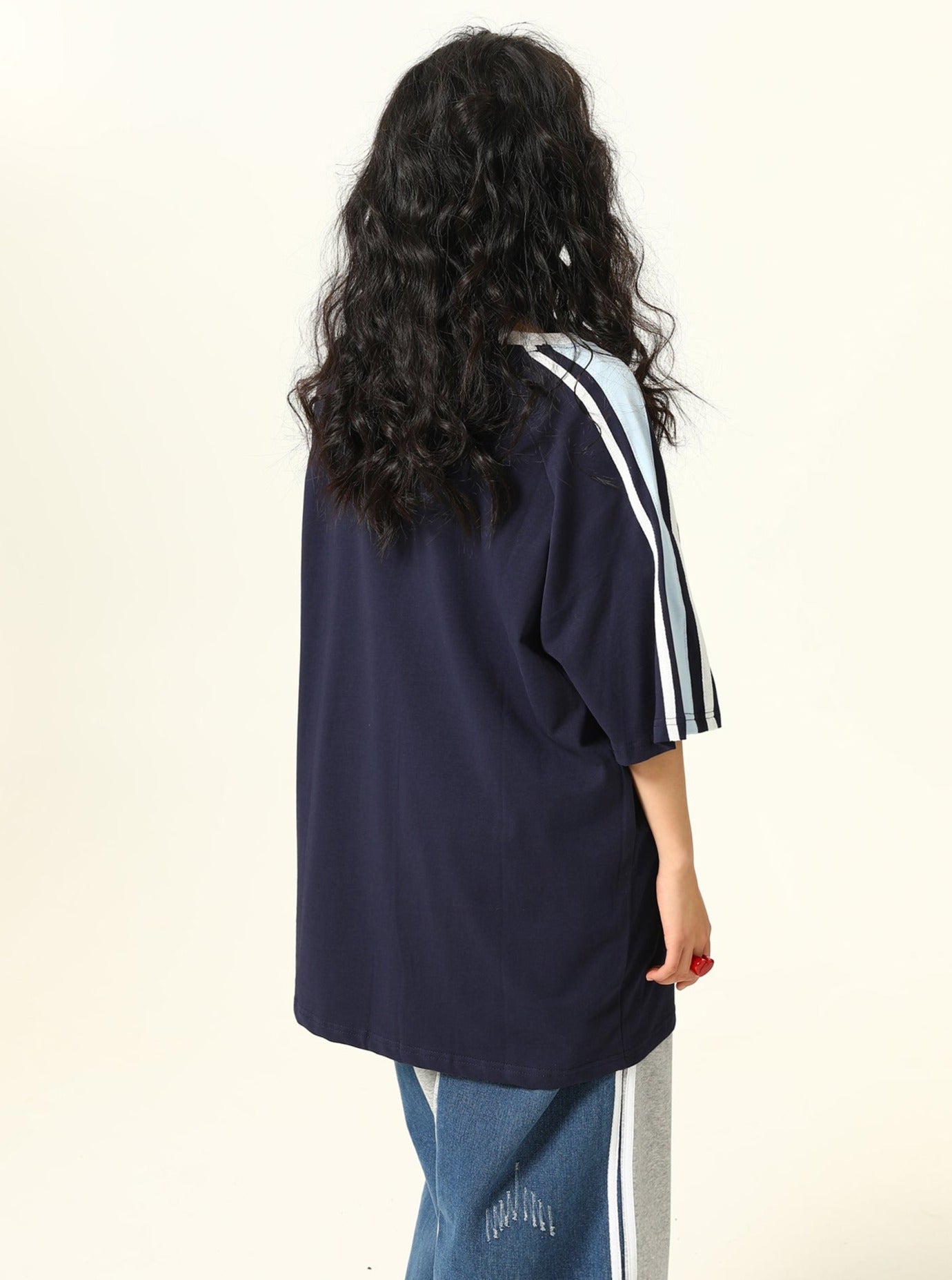 Oversized Athletic-Style T-shirt