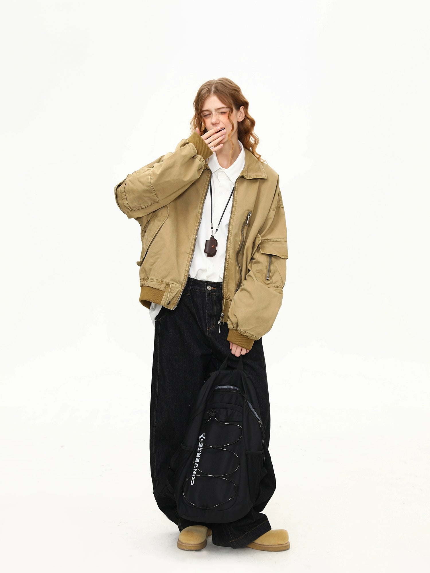 Desert Patrol Utility Bomber Jacket