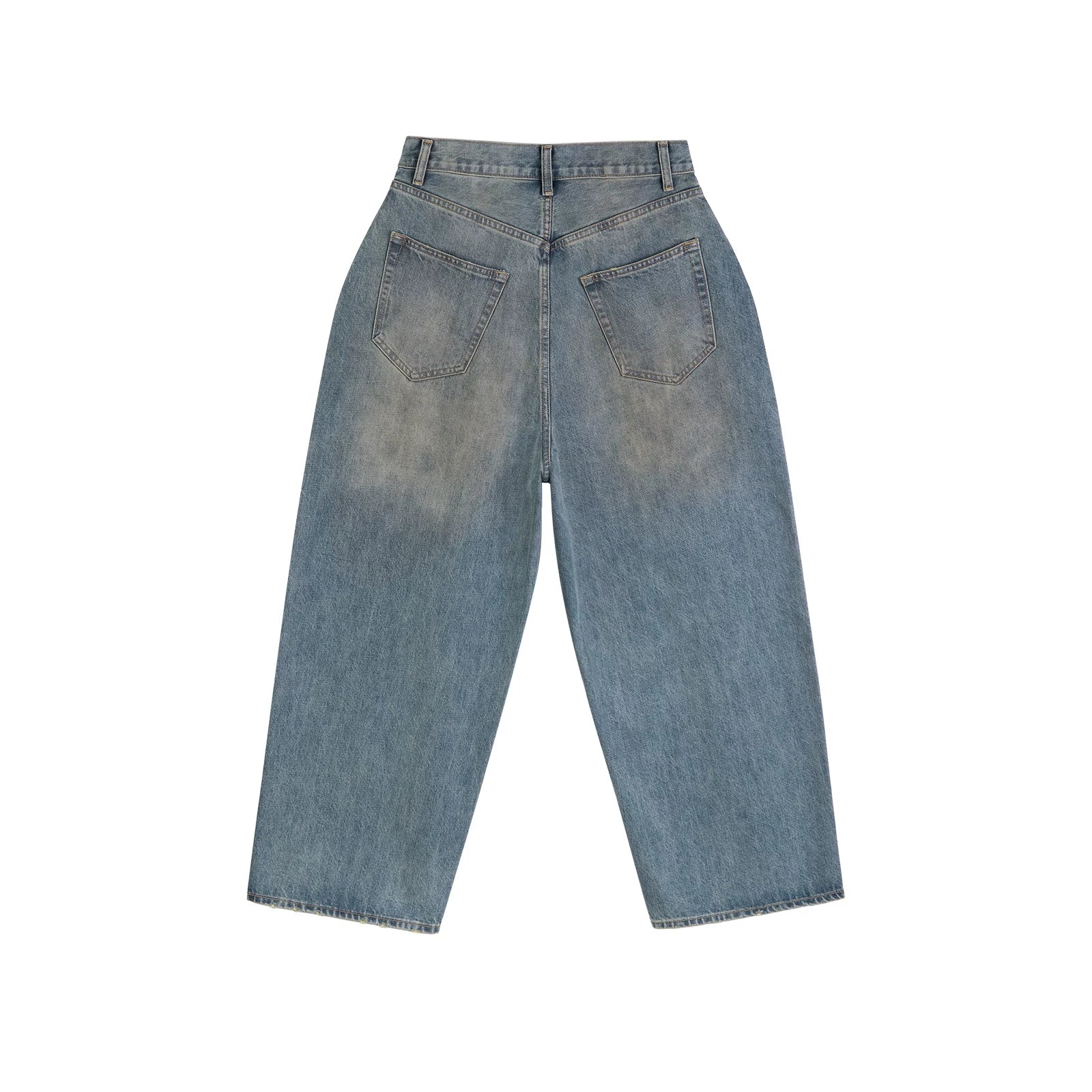 Sunfade Vintage Wash Wide-Leg Jeans