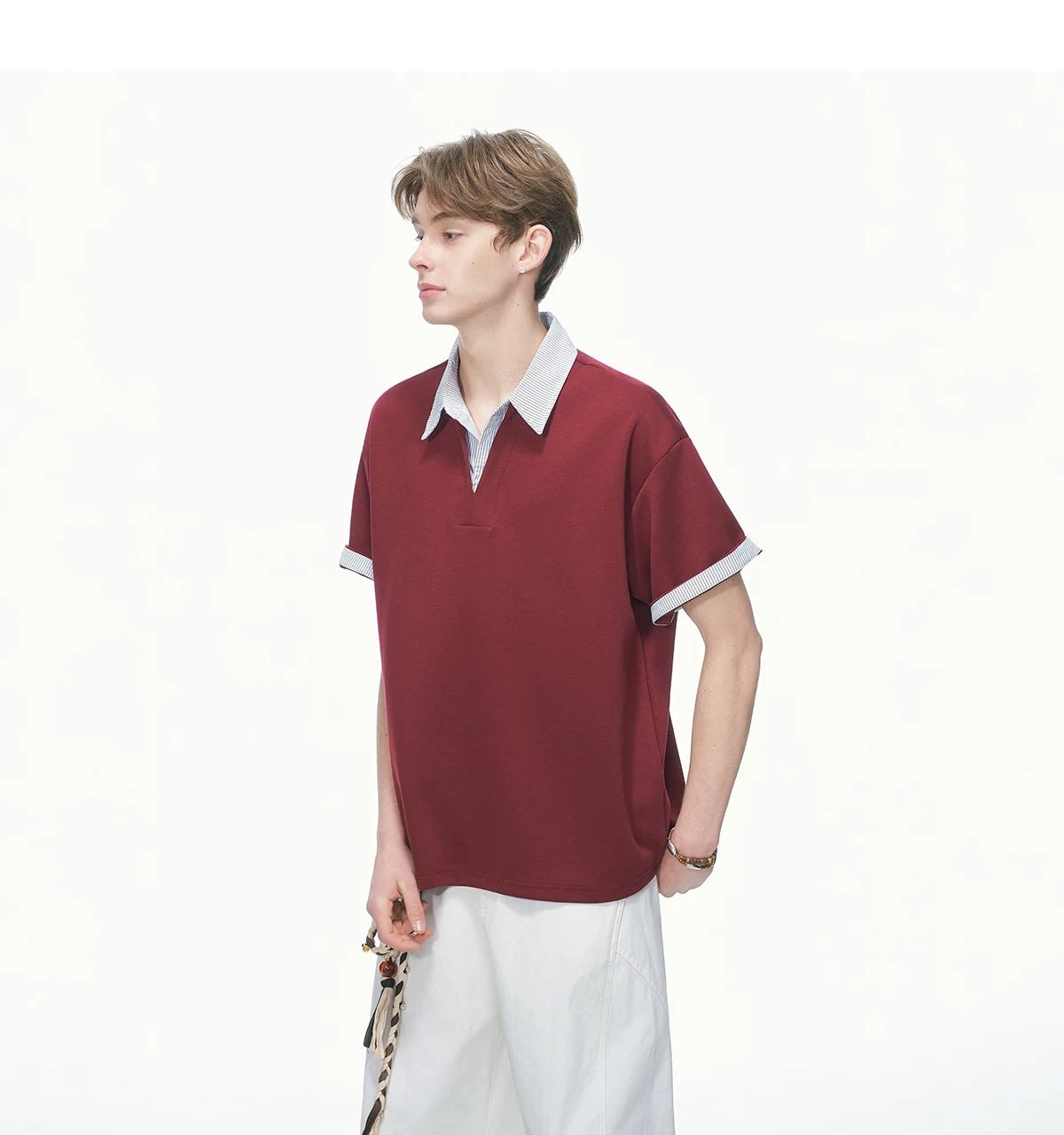 Collarblend Jersey Polo Tee