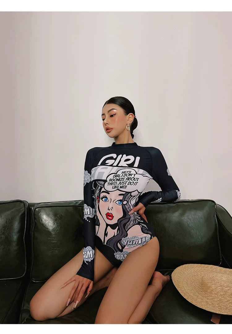 Bubble Pop Comic Surf Suit