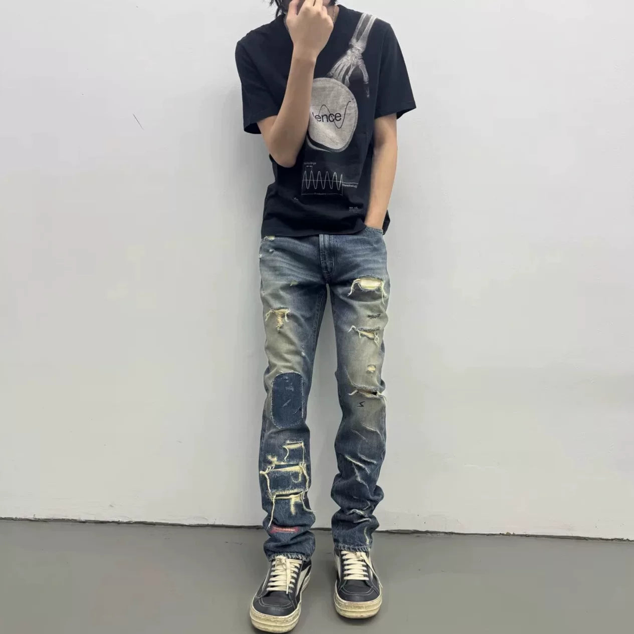Signal Stitch Salvage Repair Jeans
