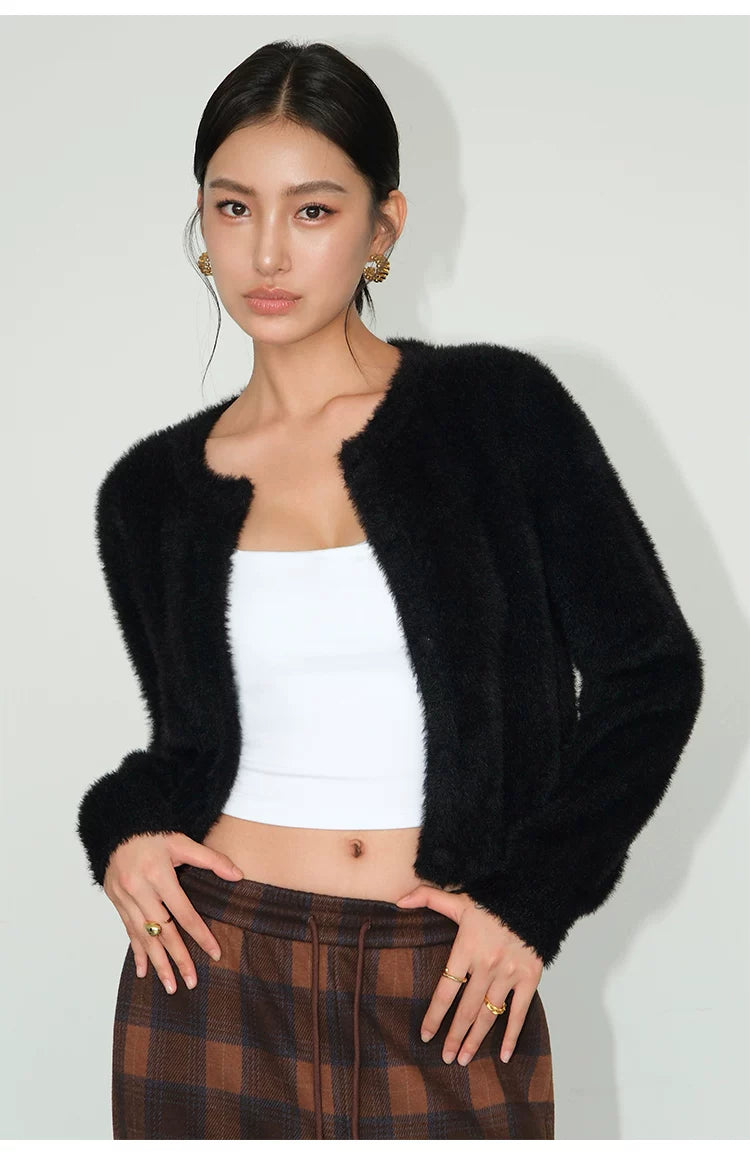 Soft Fluffy Cloud Fuzzy Cardigan