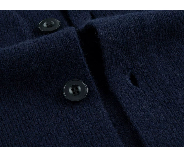 RWS Loft Stand-Collar Wool Cardigan