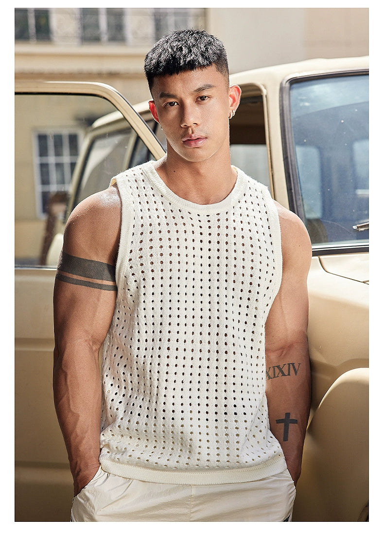 Breathable Mesh Tank Top