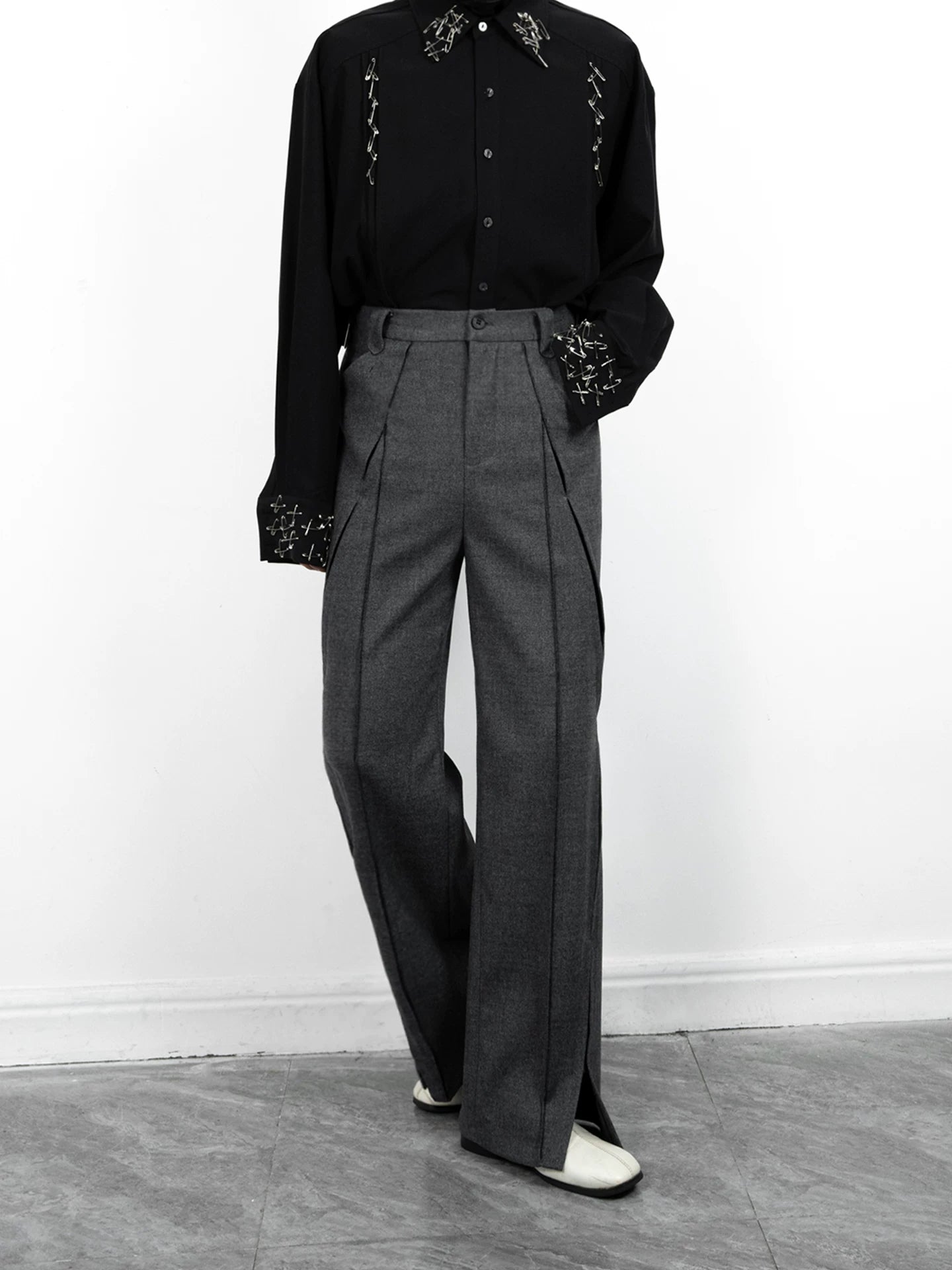 Rift Front‑Split Trousers