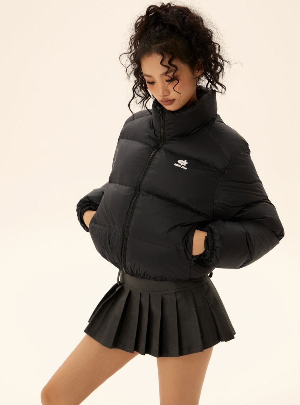 Urban Short Style 90Fil Puffer Jacket - chiclara