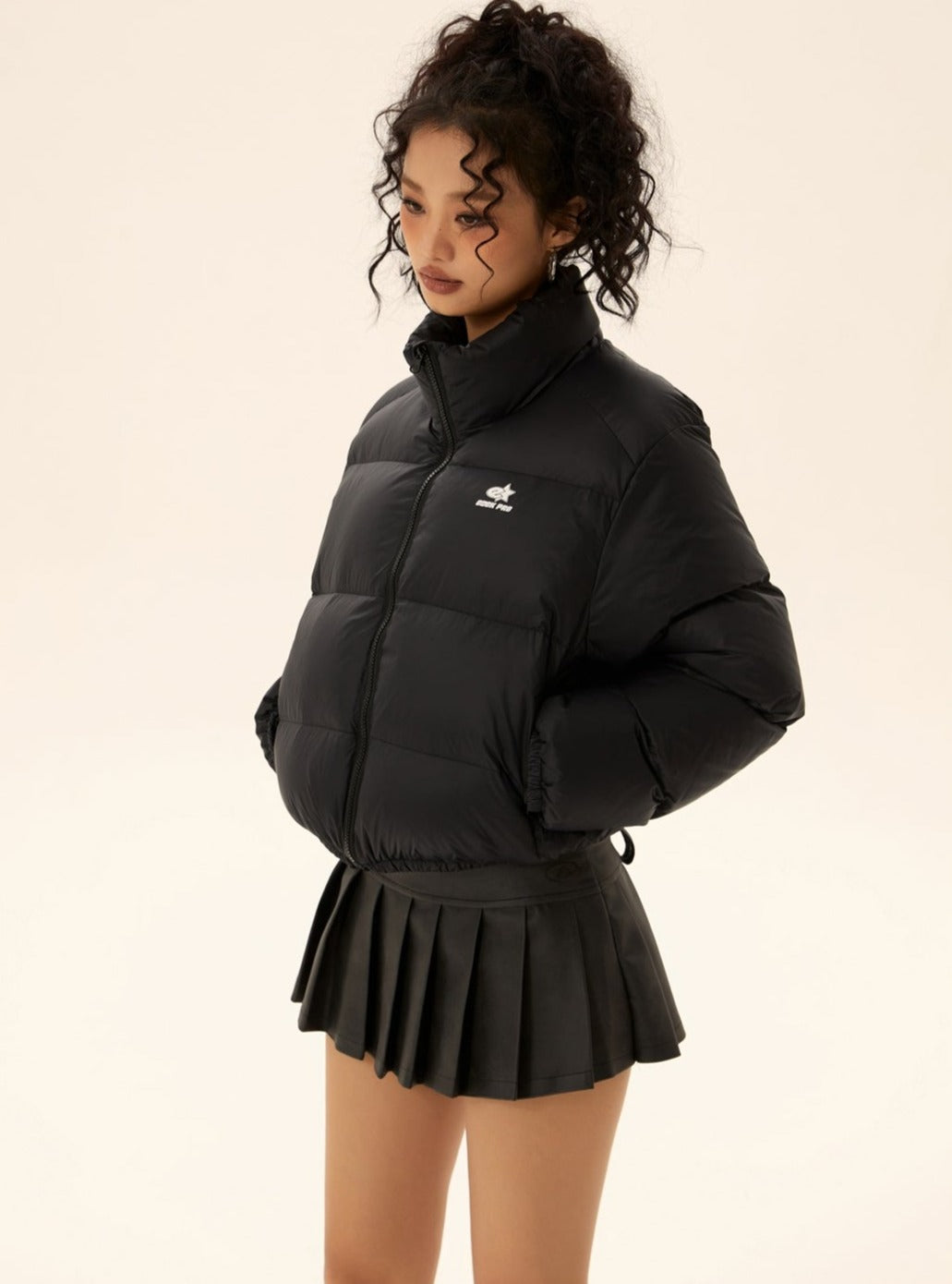 Urban Short Style 90Fil Puffer Jacket - chiclara