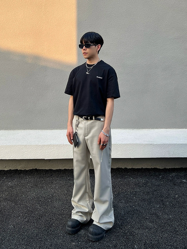 Sand Drift Wide-Leg Trousers