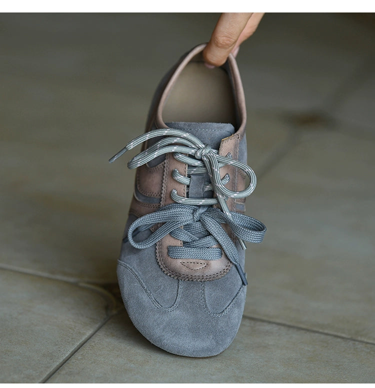 Stone Mist Retro Suede Sneakers