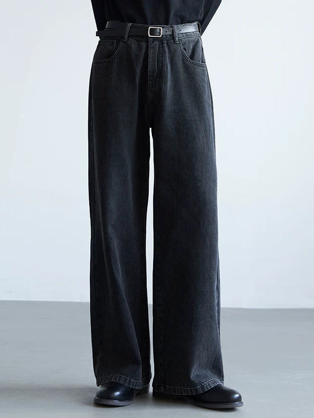 Minimal Wide-Leg Jeans