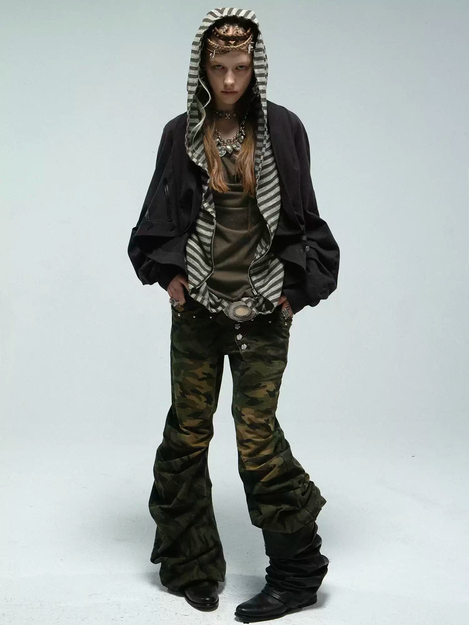 Layered Deconstructed Hoodie