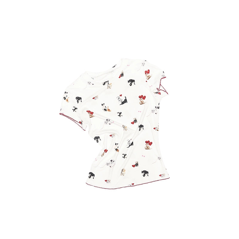 "Paw-some Pals" Fitted Graphic Tee