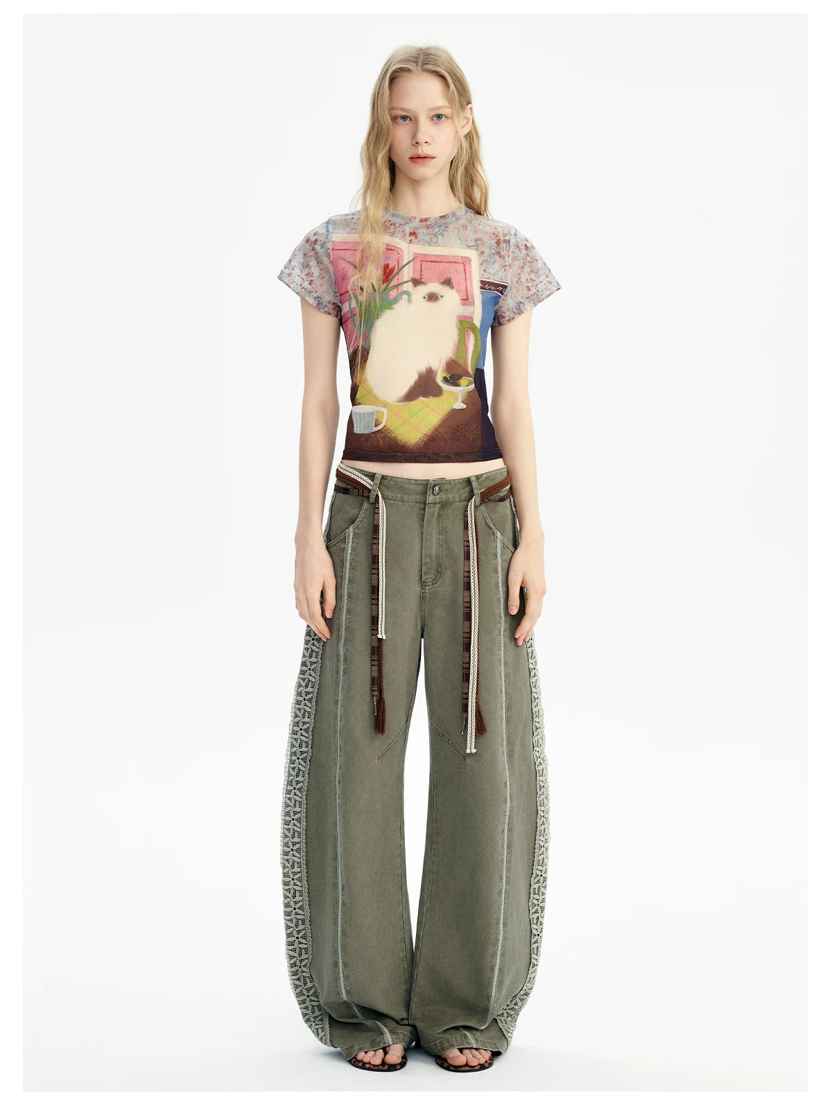 Gallery Cat Dreamscape Mesh Tee