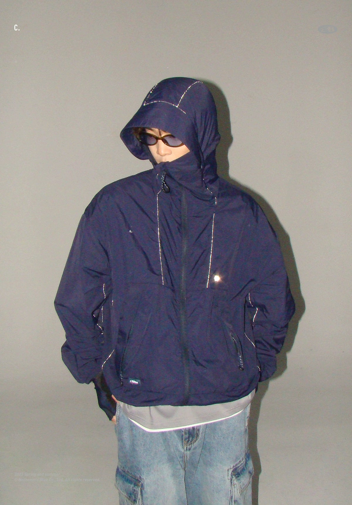 UV-Protective Hooded Windbreaker