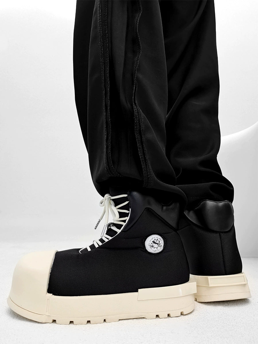 Chunky Black Platform High Tops