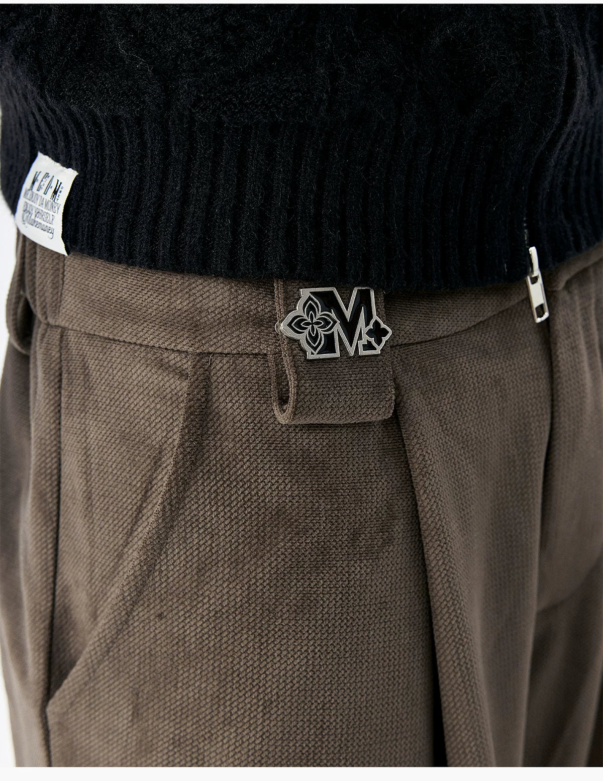 Archive Pleated Wide-Leg Trousers