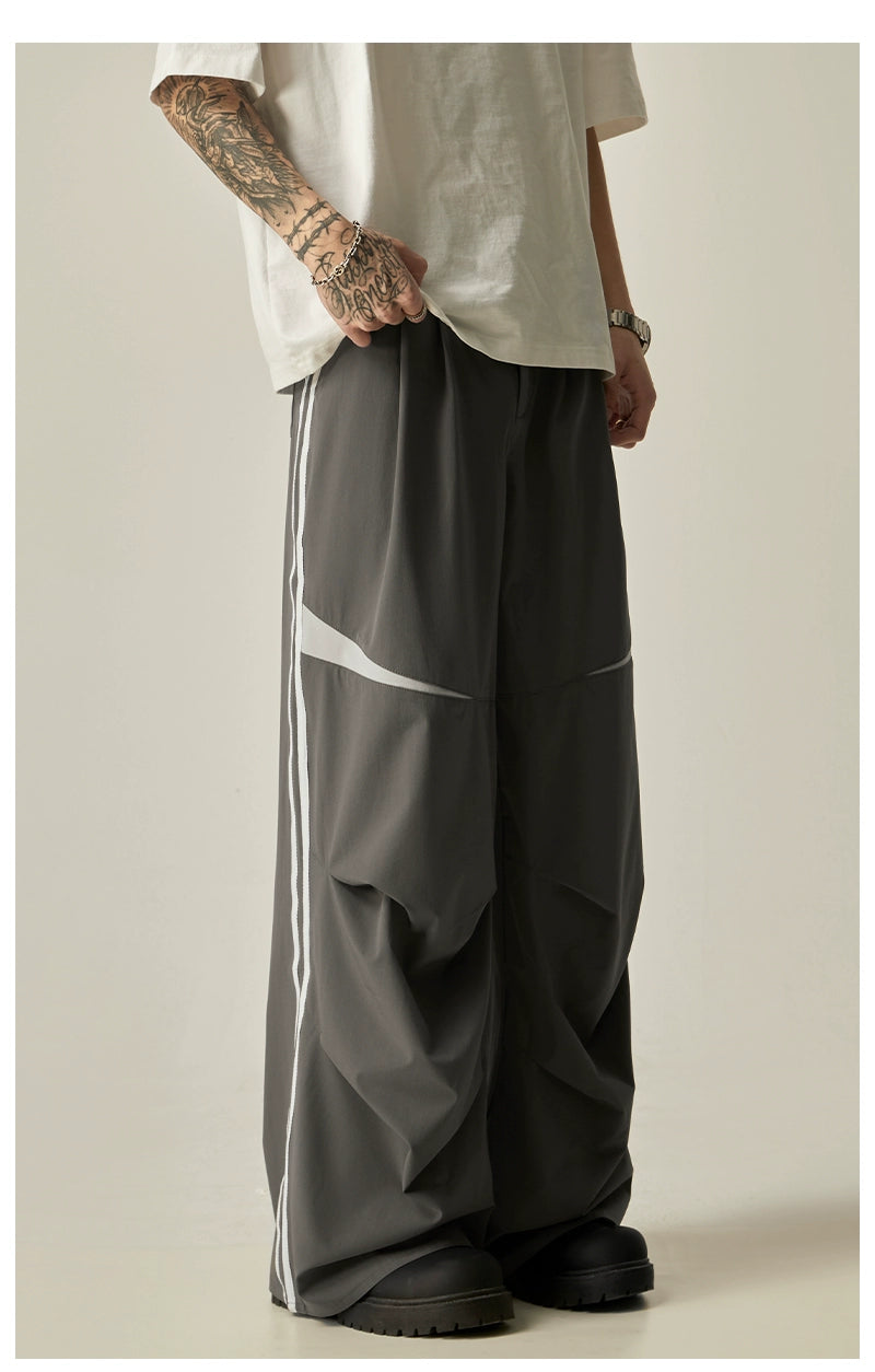 Midnight Stream Double-Stripe Track Pants